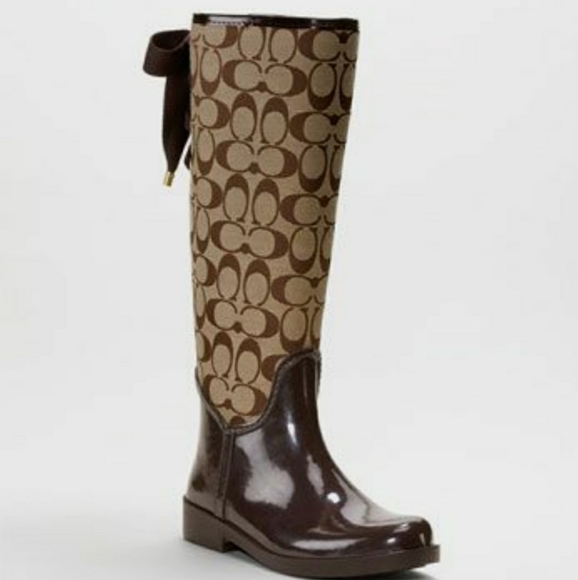 Coach- trustee rain boots - Picture 3 of 5